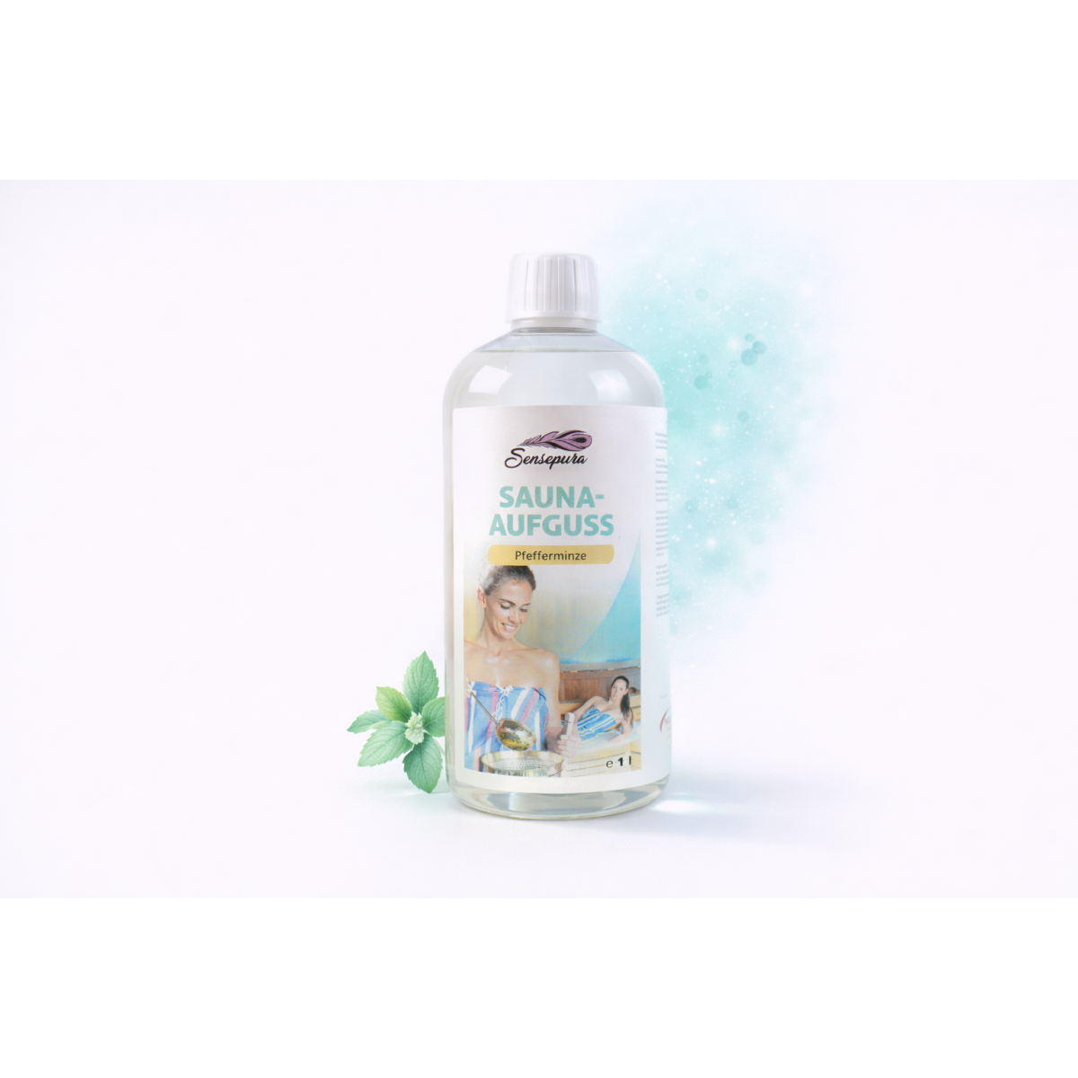 Saunaaufguss Konzentrat Pfefferminz mild 1 Liter