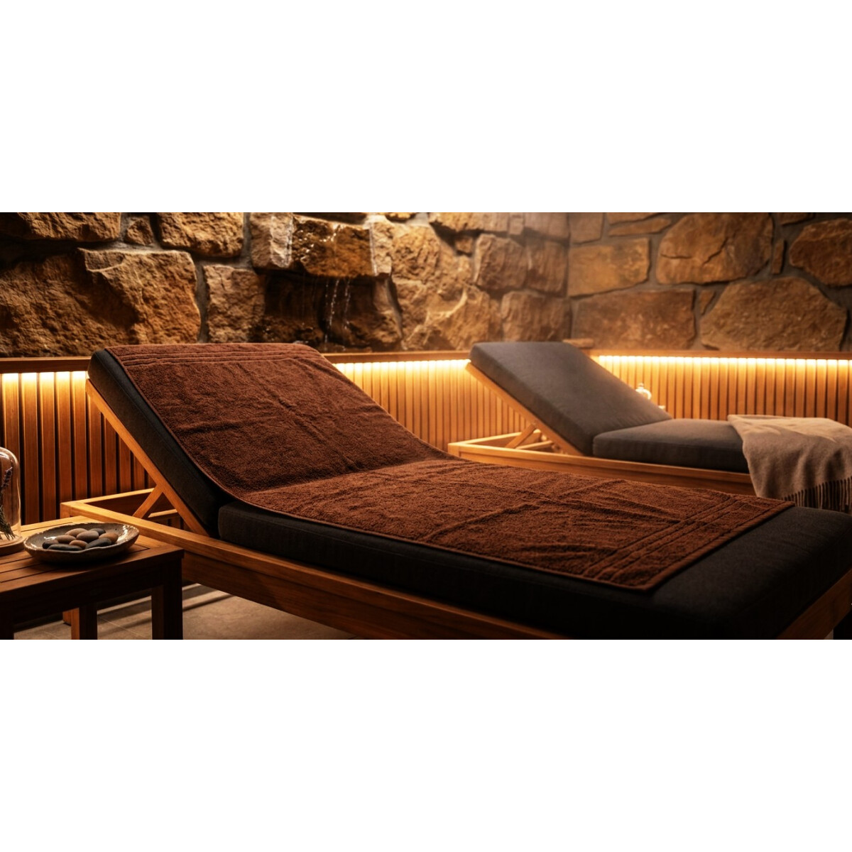 Premium Duschtuch 70x140 cm braun &ndash; 100% Baumwolle 500 g/m&sup2;  saugstark &amp; weich