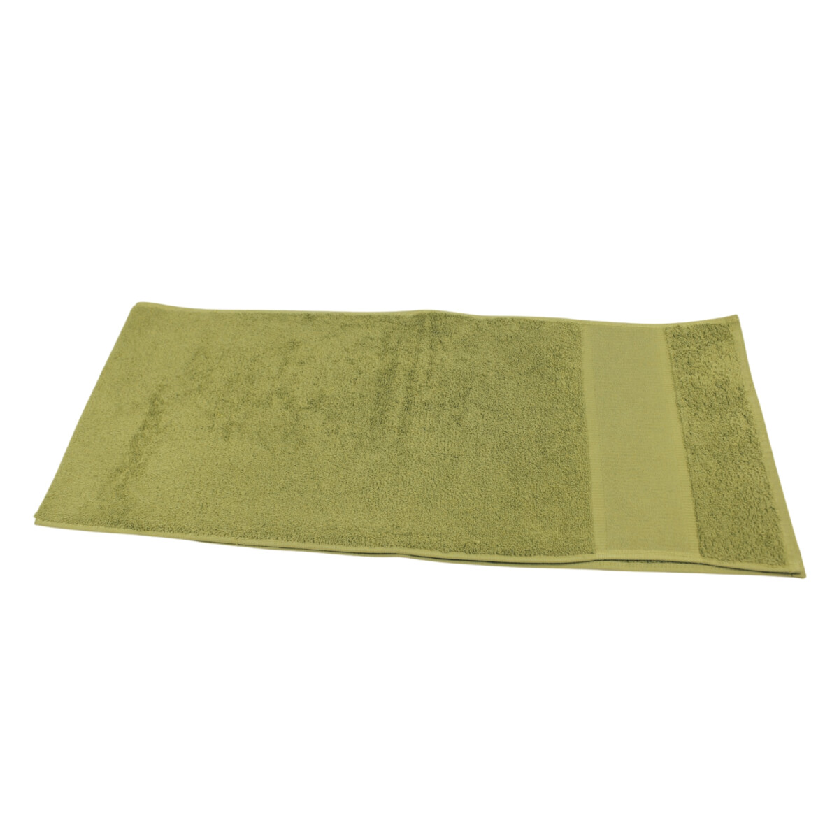 Fitness Handtuch Baumwolle 30x150 cm olivgr&uuml;n | Sporthandtuch