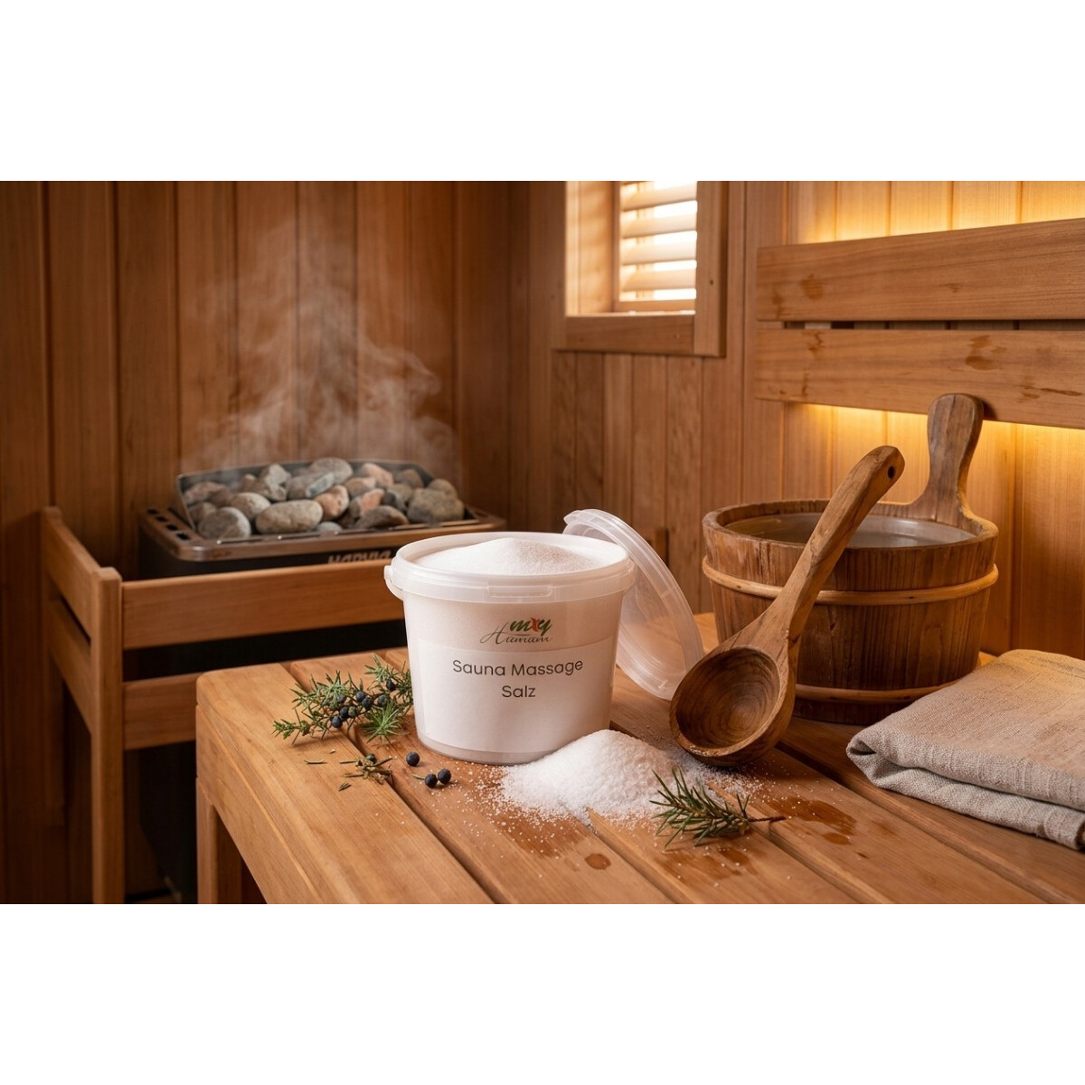 Sauna Massage Salz 5 kg Blumenwiese