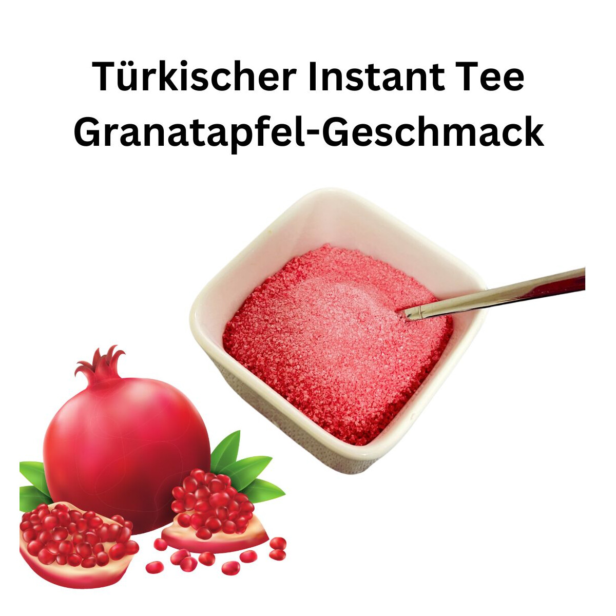 Granatapfeltee Pulver 3x 1 kg Instantgetr&auml;nk k&ouml;stlich &amp; fruchtig