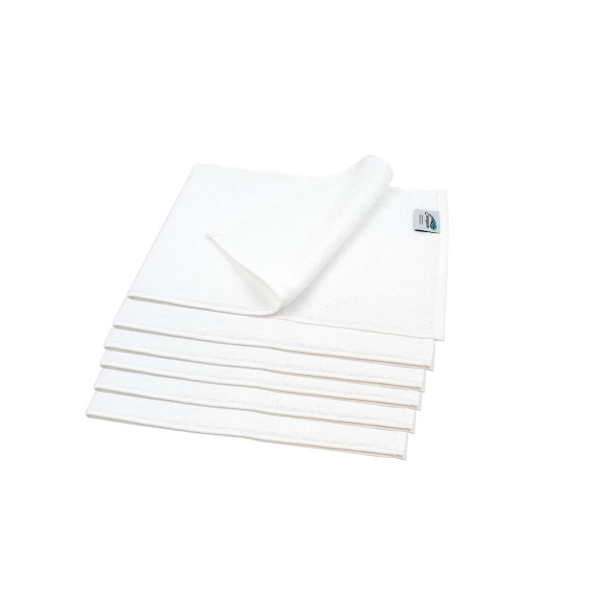 Oshibori Kompresse wei&szlig; ca. 30x60 cm, 400 g/m&sup2; kleines Wellnesstuch