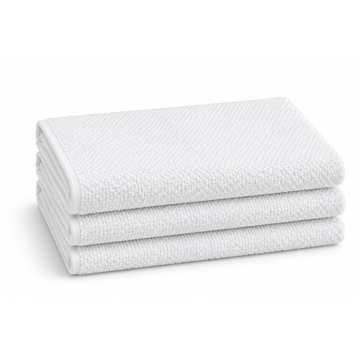Handtuch 50x100 cm Wei&szlig; | Duschtuch, Sauna- &amp; Sporthandtuch | 100% Baumwolle