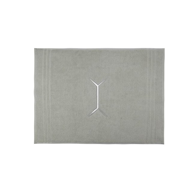 Nasenschlitztuch 50x60 cm warm grey, 500g/m²