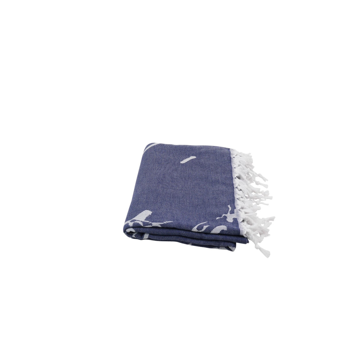 Hamamtuch Strandtuch marineblau ca. 100x170 cm | Marmor