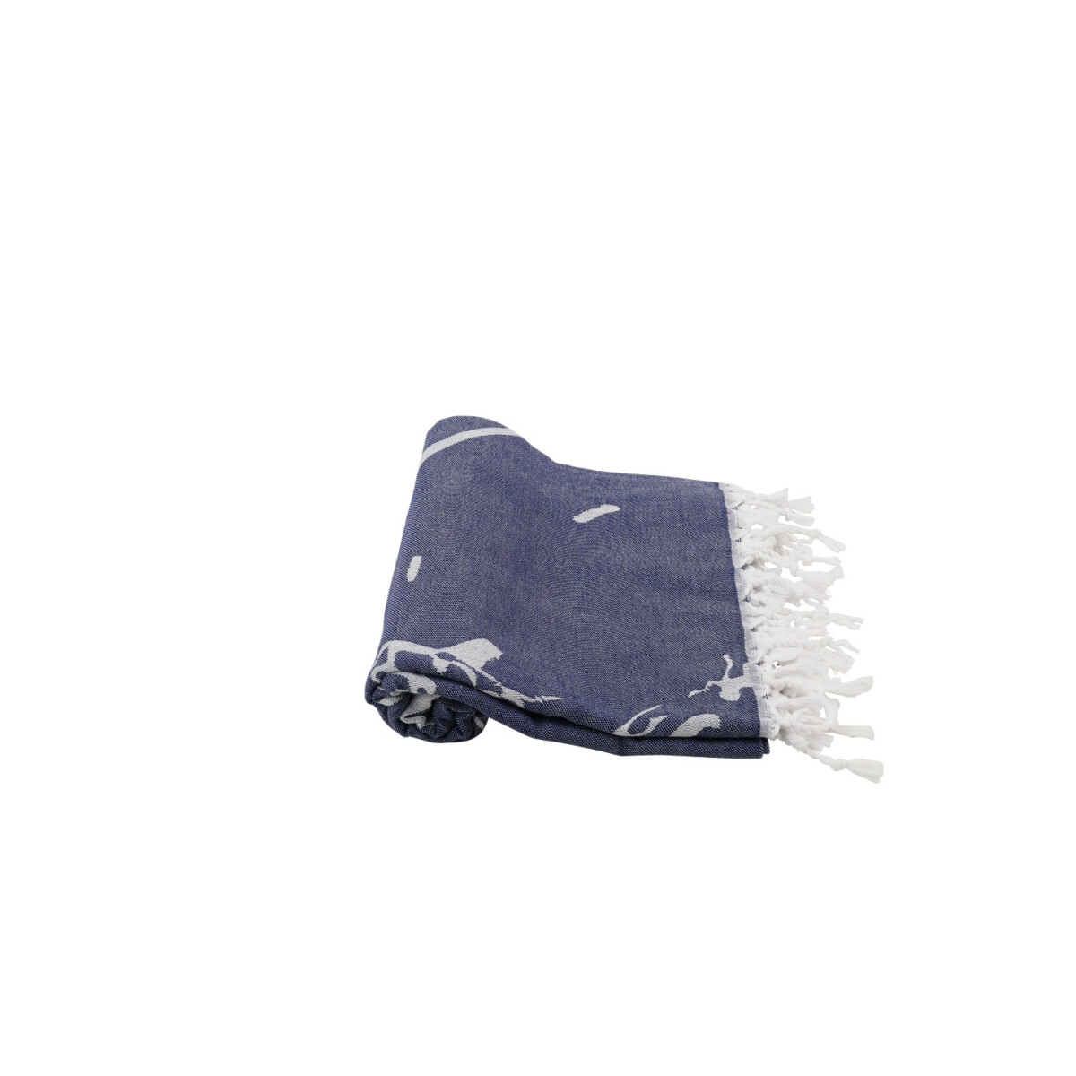 Hamamtuch Strandtuch marineblau ca. 100x170 cm | Marmor