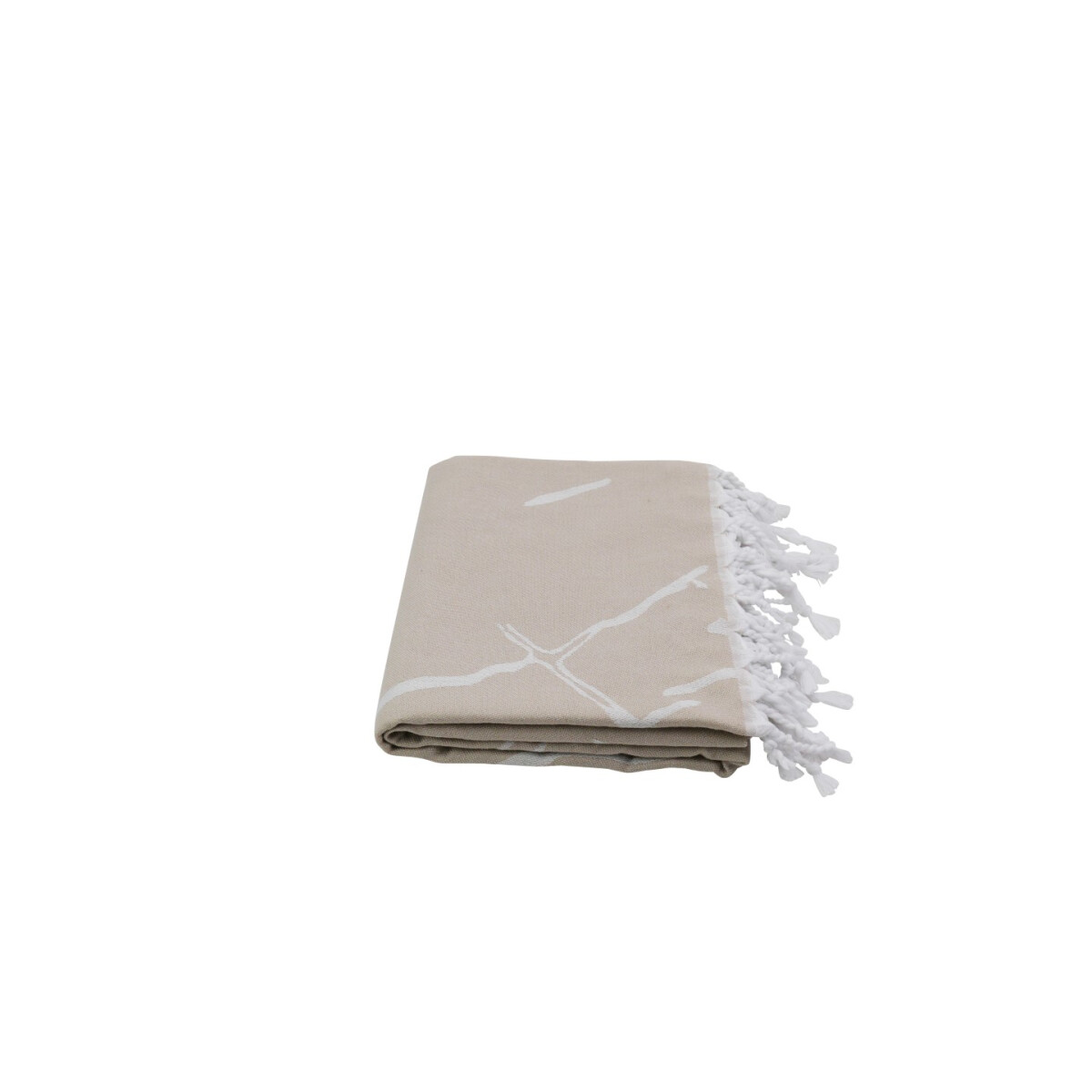 Hamamtuch Strandtuch beige ca. 100x170 cm | Marmor