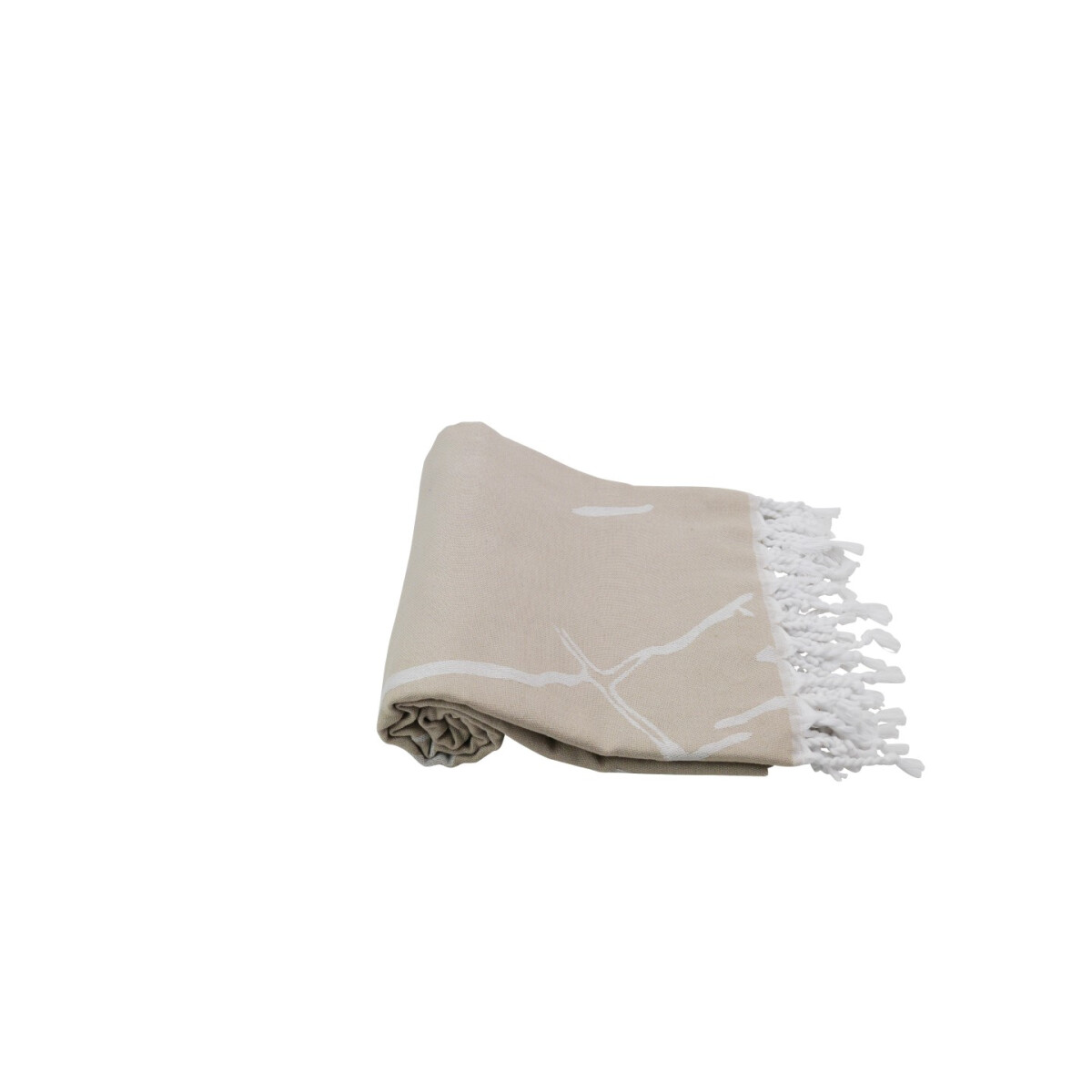 Hamamtuch Strandtuch beige ca. 100x170 cm | Marmor