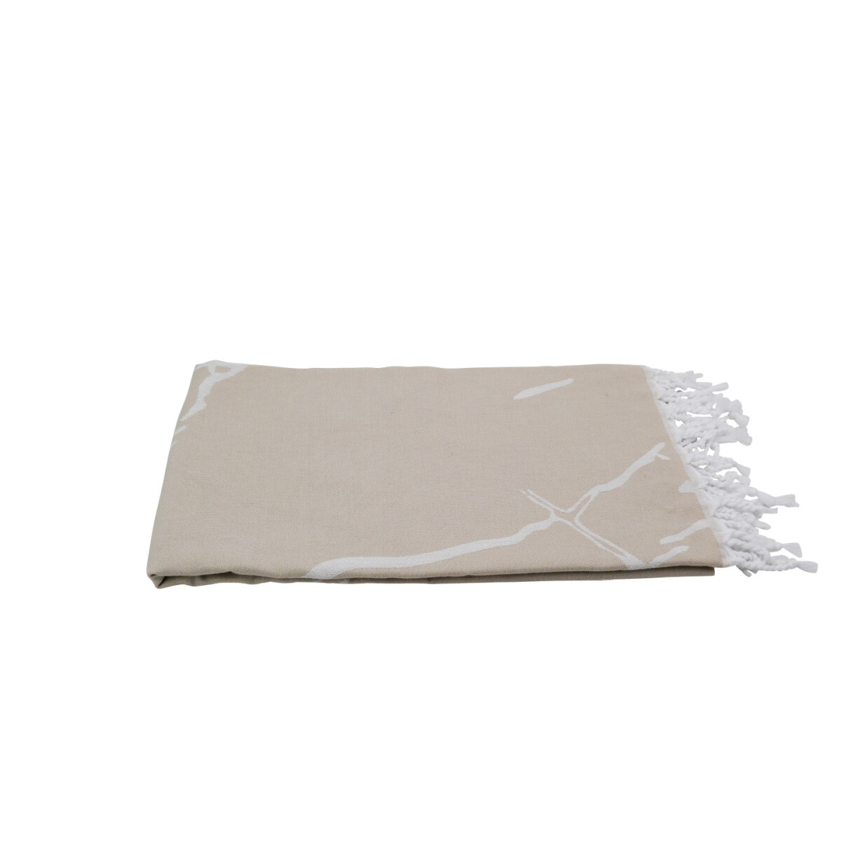 Hamamtuch Strandtuch beige ca. 100x170 cm | Marmor