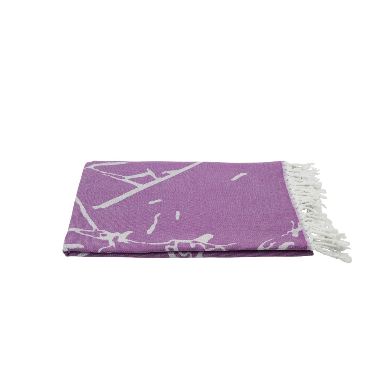 Hamamtuch Strandtuch lila ca. 100x170 cm | Marmor
