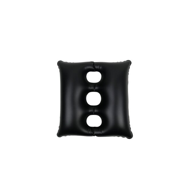 Massagekissen ca. 35x35 cm Farbe: schwarz mit 3 Löchern