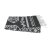 Hamamtuch schwarz weiß 100x180 cm "Kelim Style" mit Fransen
