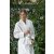 Frottee Bademantel mit Schalkragen weiß | Größe: XXL | ca. 350 g/m², 50% Baumwolle, 50% Polyester