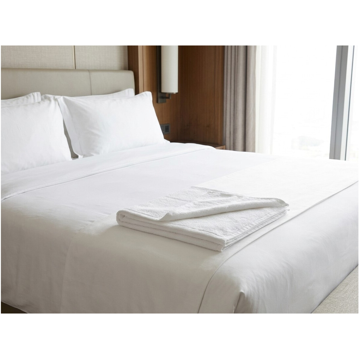 Handtuch Wei&szlig; 50x100 cm &ndash; Hotel Qualit&auml;t weich saugstark &amp; schnelltrocknend