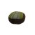 Zafu Meditationskissen braun-grün orientalisches Muster 36x36x20 cm