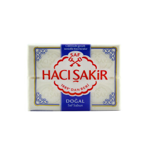 Seife &raquo;Haci Sakir&laquo; Saf Sabun wei&szlig;e Hamamseife 600 g (4x150 g)