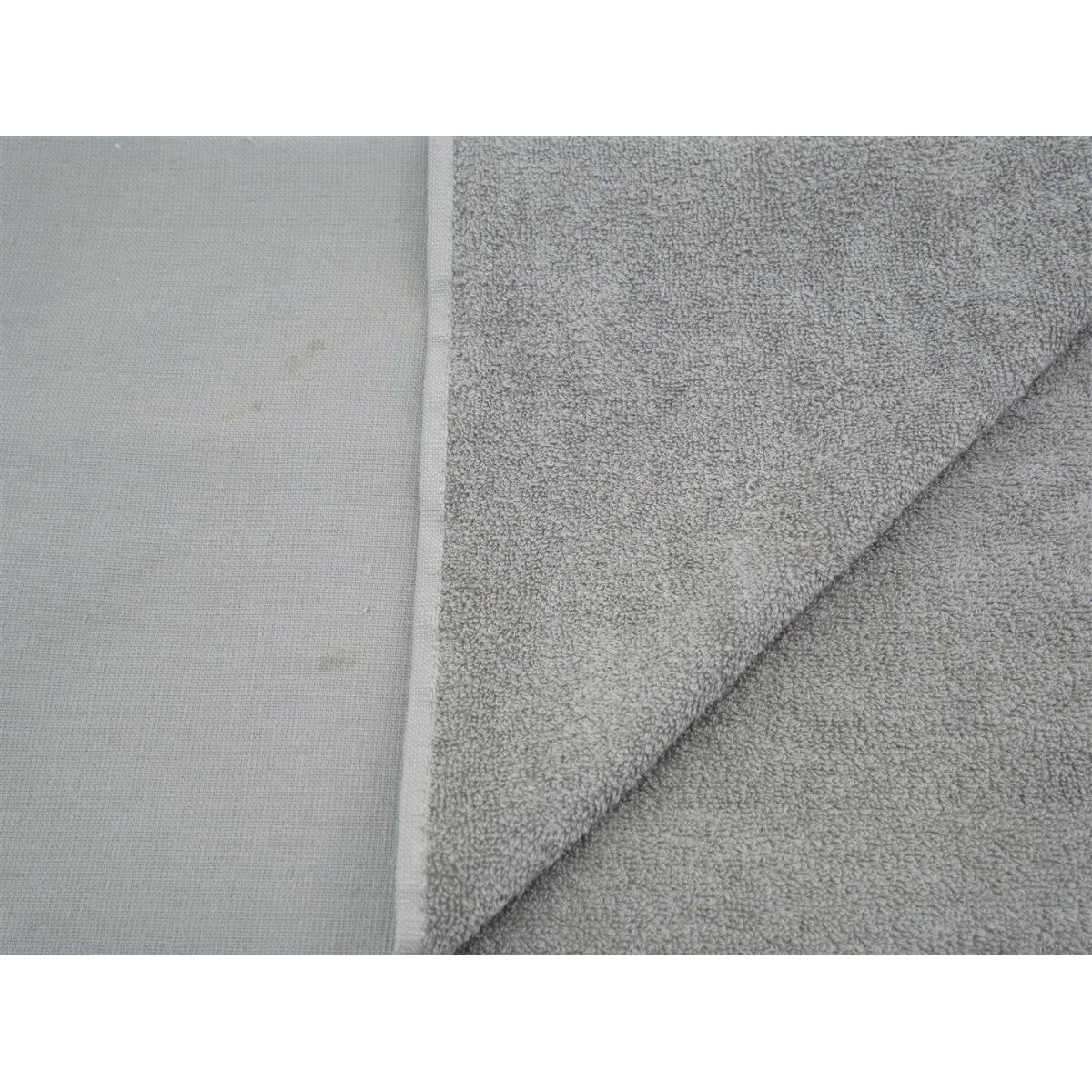 Hamamtuch Frottee braun mit geraden Fransen 90x180 cm