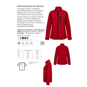 Softshell Jacke f&uuml;r Alltag und Beruf, femininer Schnitt ♀