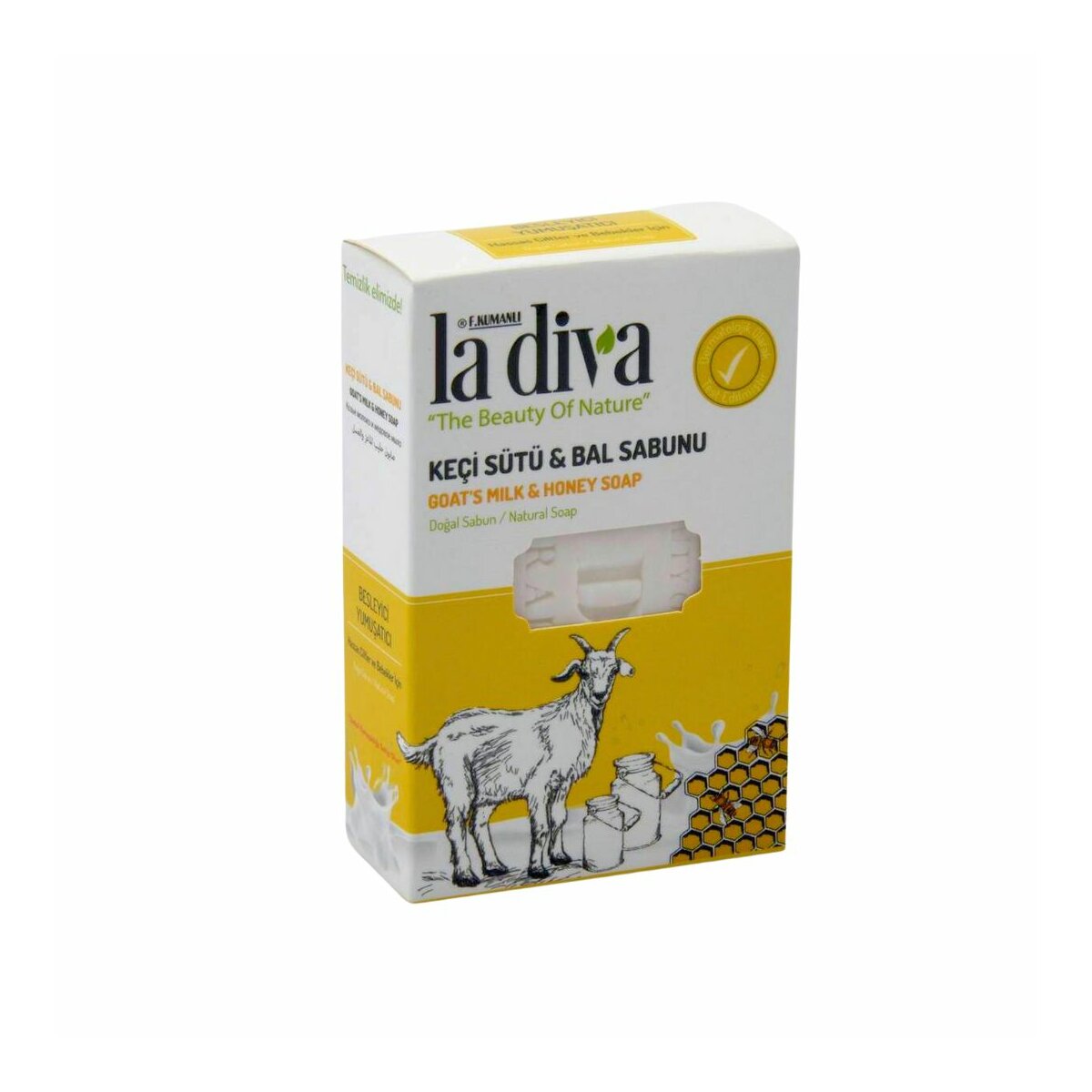 Ziegenmilch Seife mit Honig 100 g