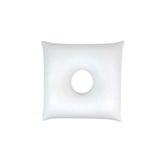 Massagekissen Lochkissen aufblasbar ca. 40x40 cm in weiß • abwaschbar