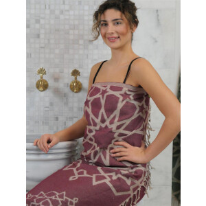 Hamamtuch 100x180 cm "Mosaik" - myHamam | in vielen Farben
