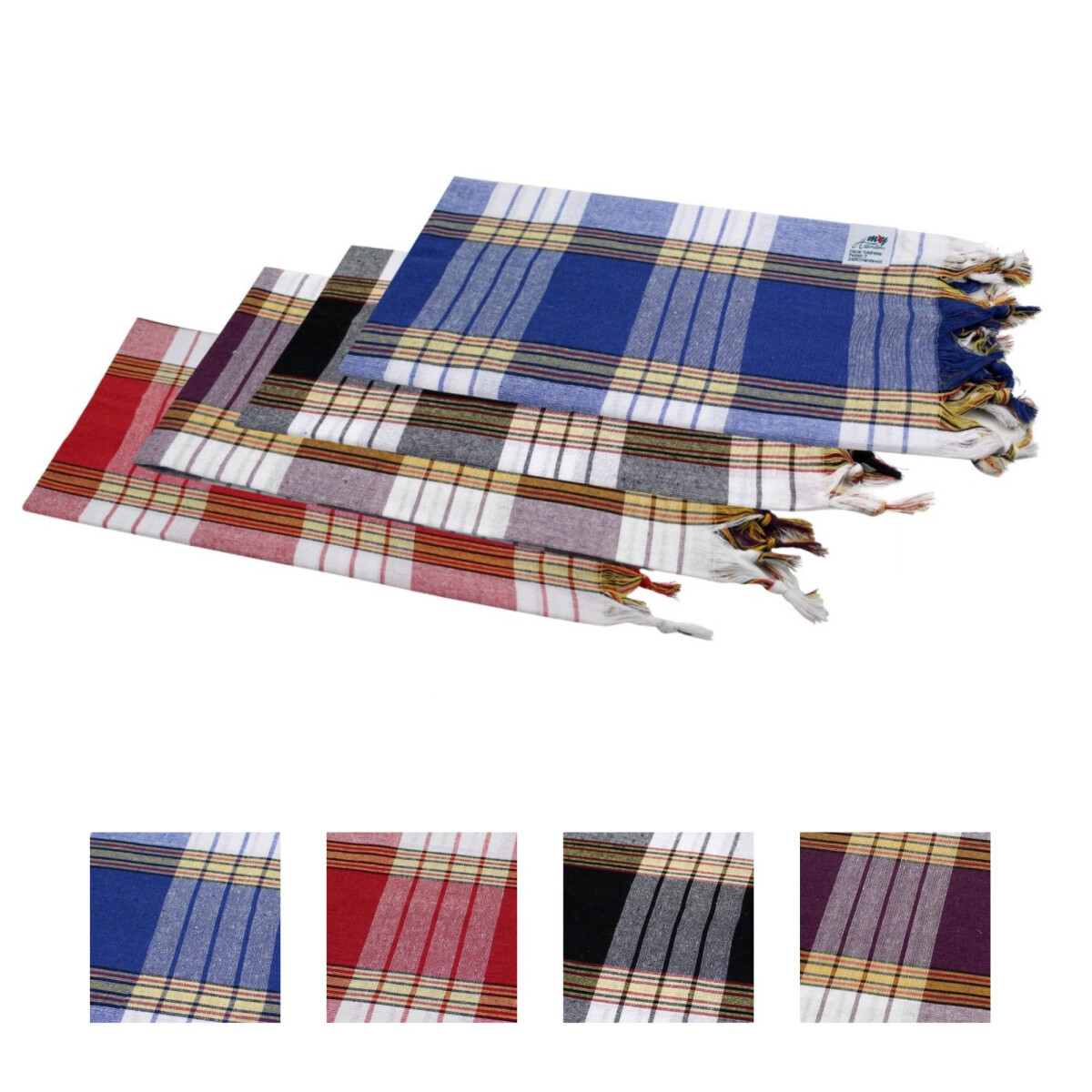 Hamamtuch kariert "Classic Style" - myHamam | in 4 Farben