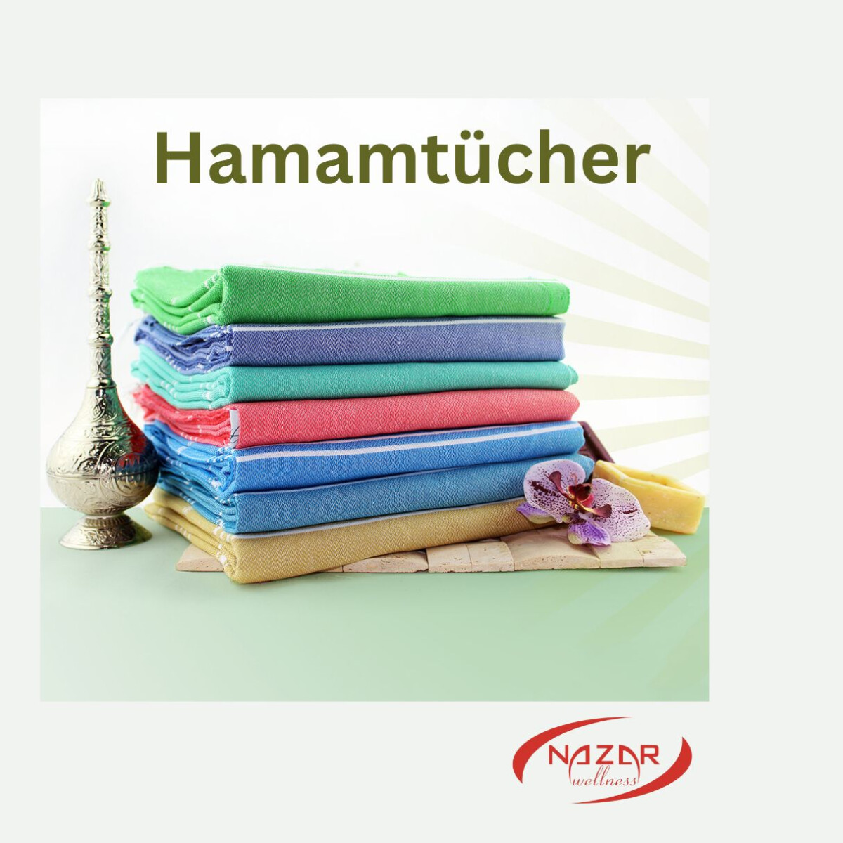 Hamamtuch "Sultan" myHamam | in sehr vielen Farben