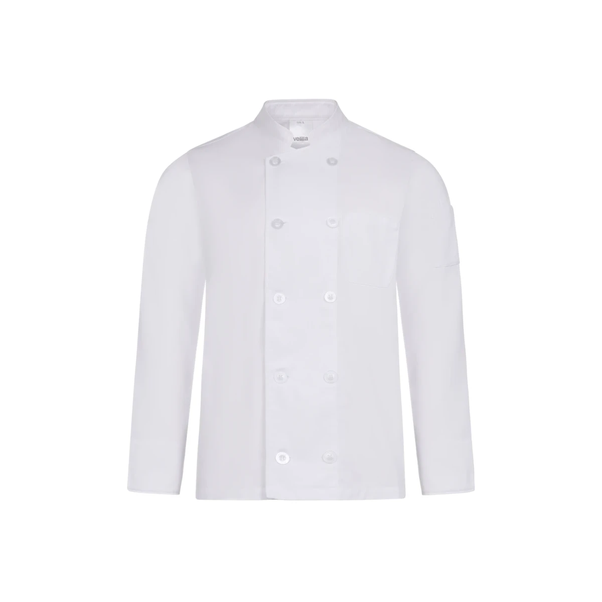 Kochjacke superweich 65% Polyester - 35% Baumwolle 190 g/m&sup2; ⚥