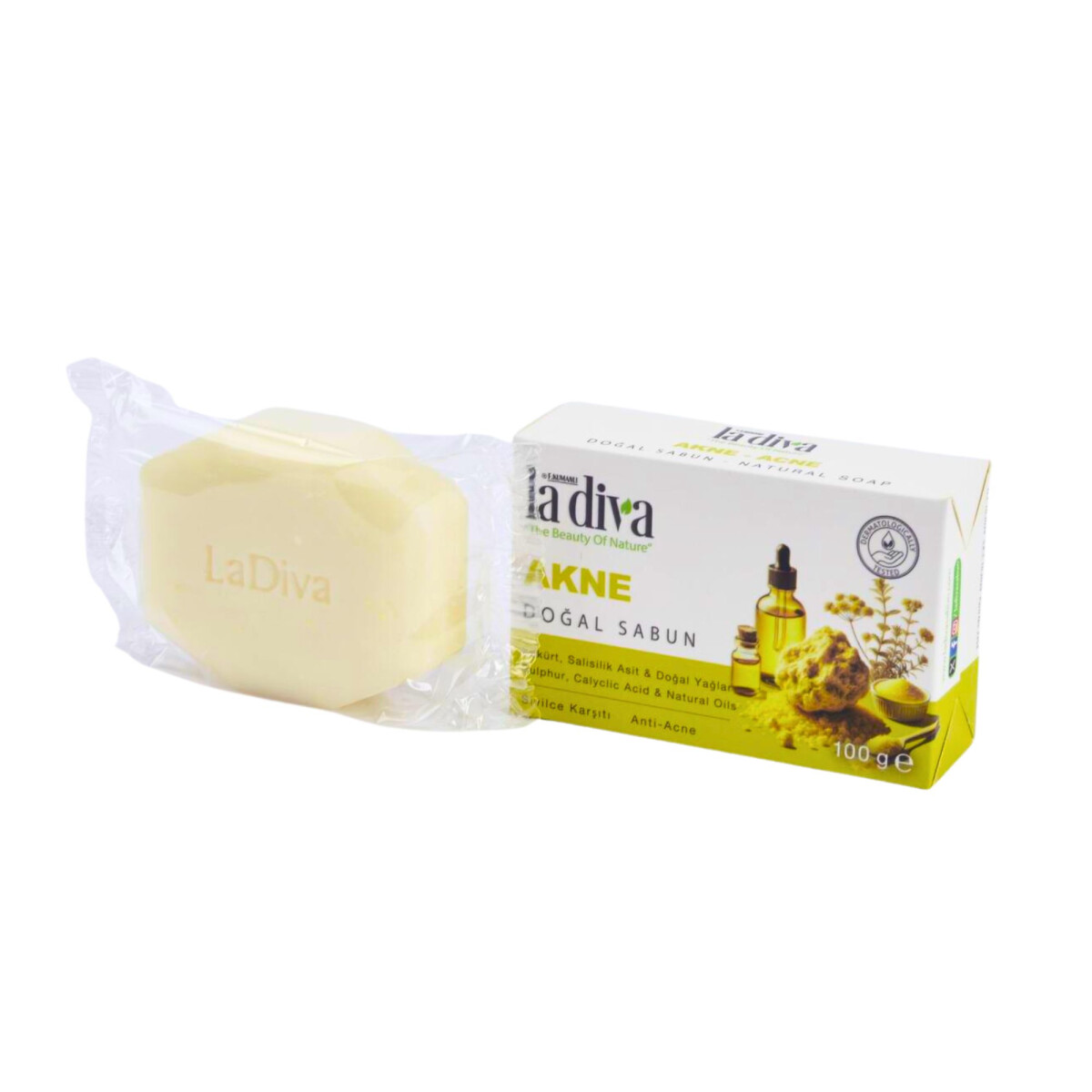 Kl&auml;rende Pflegeseife (Akne Seife) 100 g