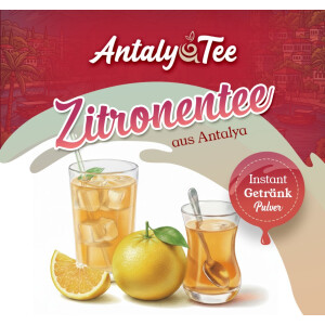 T&uuml;rkischer Zitronentee Instant Getr&auml;nkepulver 1 kg &ndash; f&uuml;r Hei&szlig;- und Kaltgetr&auml;nke - aus Antalya