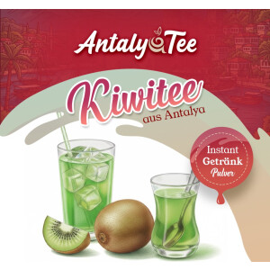 T&uuml;rkischer Kiwitee Instant Getr&auml;nkepulver 1 kg &ndash; f&uuml;r Hei&szlig;- und Kaltgetr&auml;nke - aus Antalya