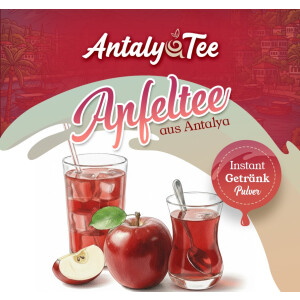 T&uuml;rkischer Apfeltee Instant Getr&auml;nkepulver 1 kg aus Antalya &ndash; f&uuml;r Hei&szlig;- und Kaltgetr&auml;nke