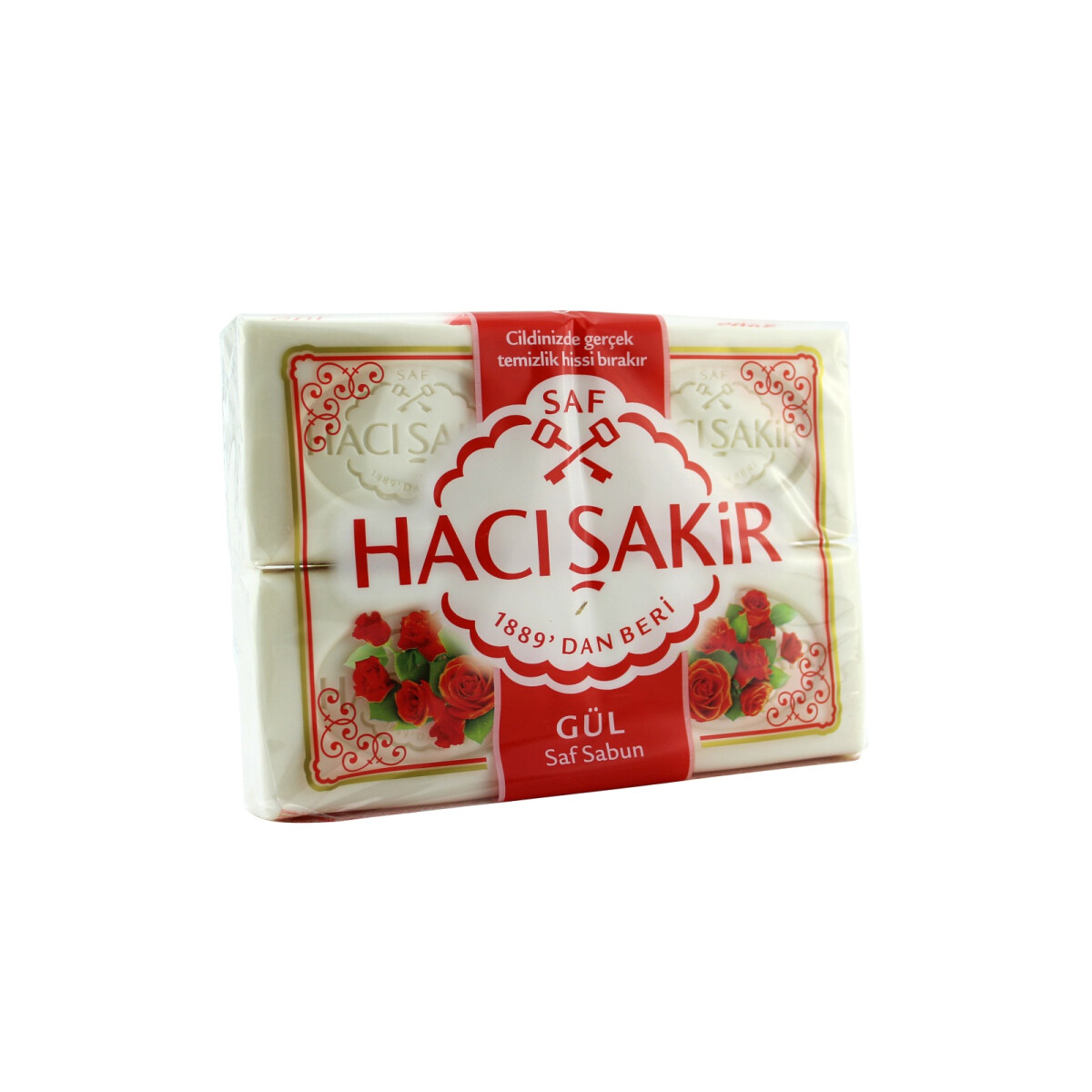 Kernseife &raquo;Haci Sakir&laquo; Rose 4x 150 g | Hamam Seife