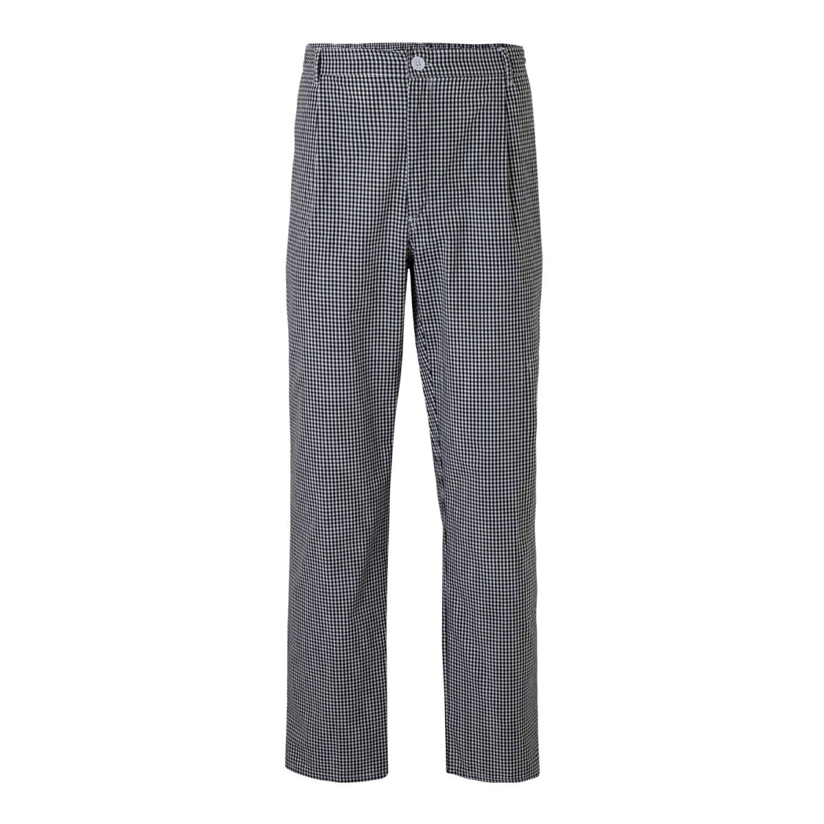 Koch-Hose kariert 65% Polyester - 35% Baumwolle