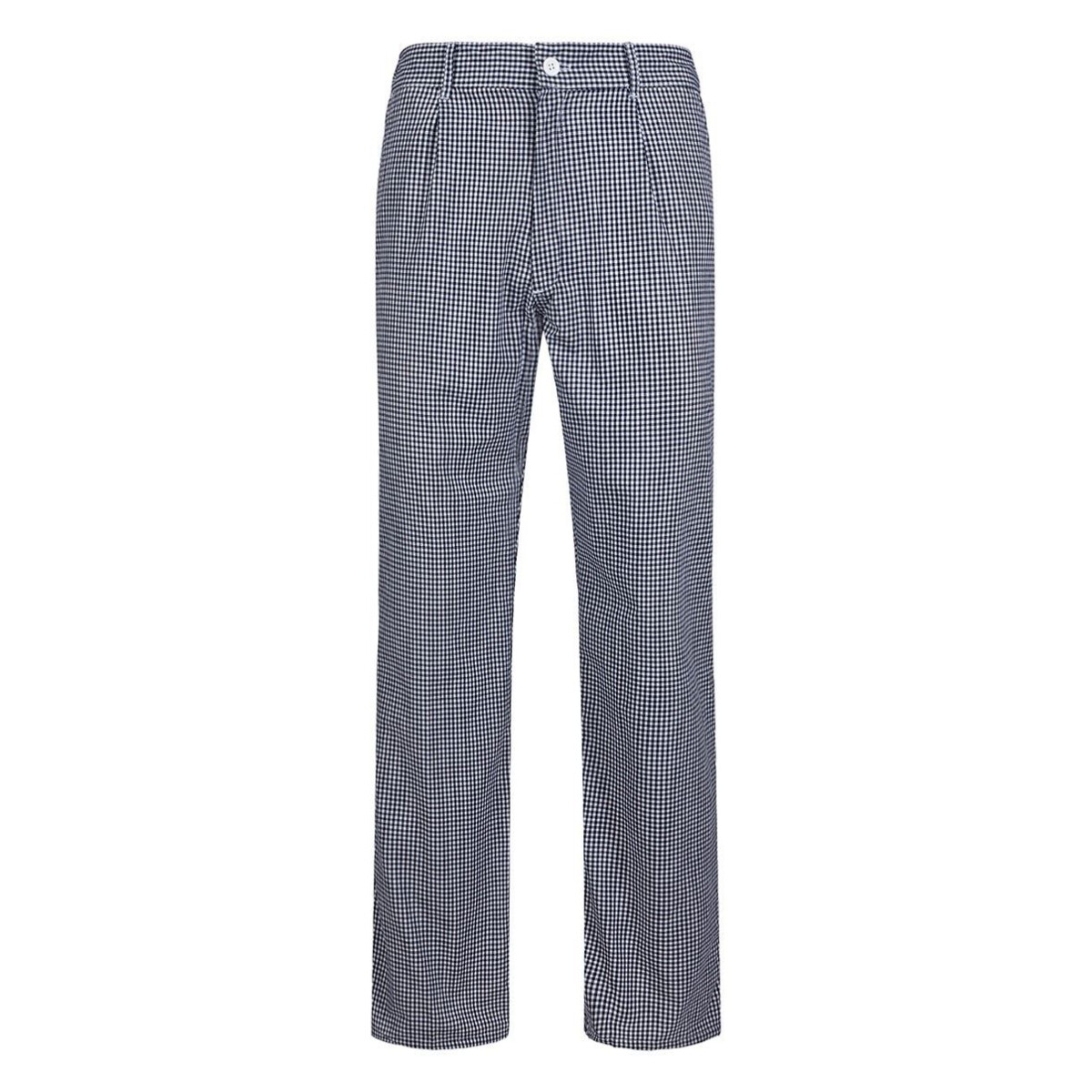 Koch-Hose kariert 65% Polyester - 35% Baumwolle
