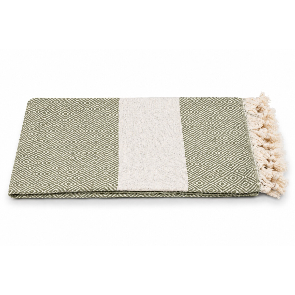 Hamamtuch naturbeige ca. 100x180 cm "Diamant" in vielen Farben