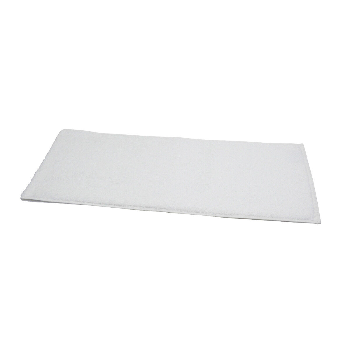 Sporthandtuch Fitness Handtuch Baumwolle 30x145 cm wei&szlig;
