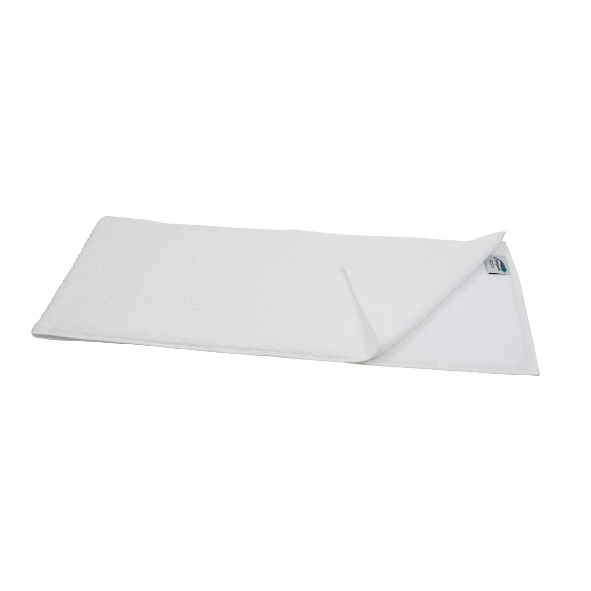 Sporthandtuch Fitness Handtuch Baumwolle 30x145 cm wei&szlig;