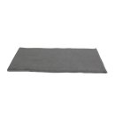 Sporthandtuch Fitness-Handtuch Baumwolle 30x145 cm grau