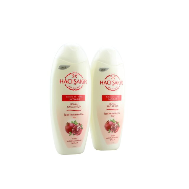 Haci Sakir Shampoo 2x 500 ml mit Granatapfel