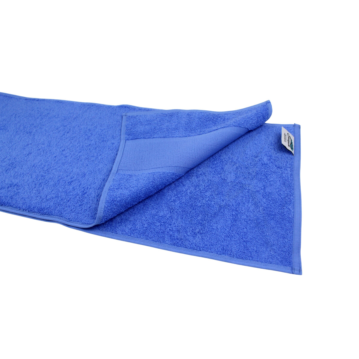 Fitness Handtuch Baumwolle 30x150 cm blau | Sporthandtuch