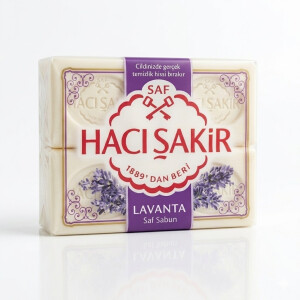 Hamam Seife &raquo;Haci Sakir&laquo; Lavendel Kernseife 4x 150 g