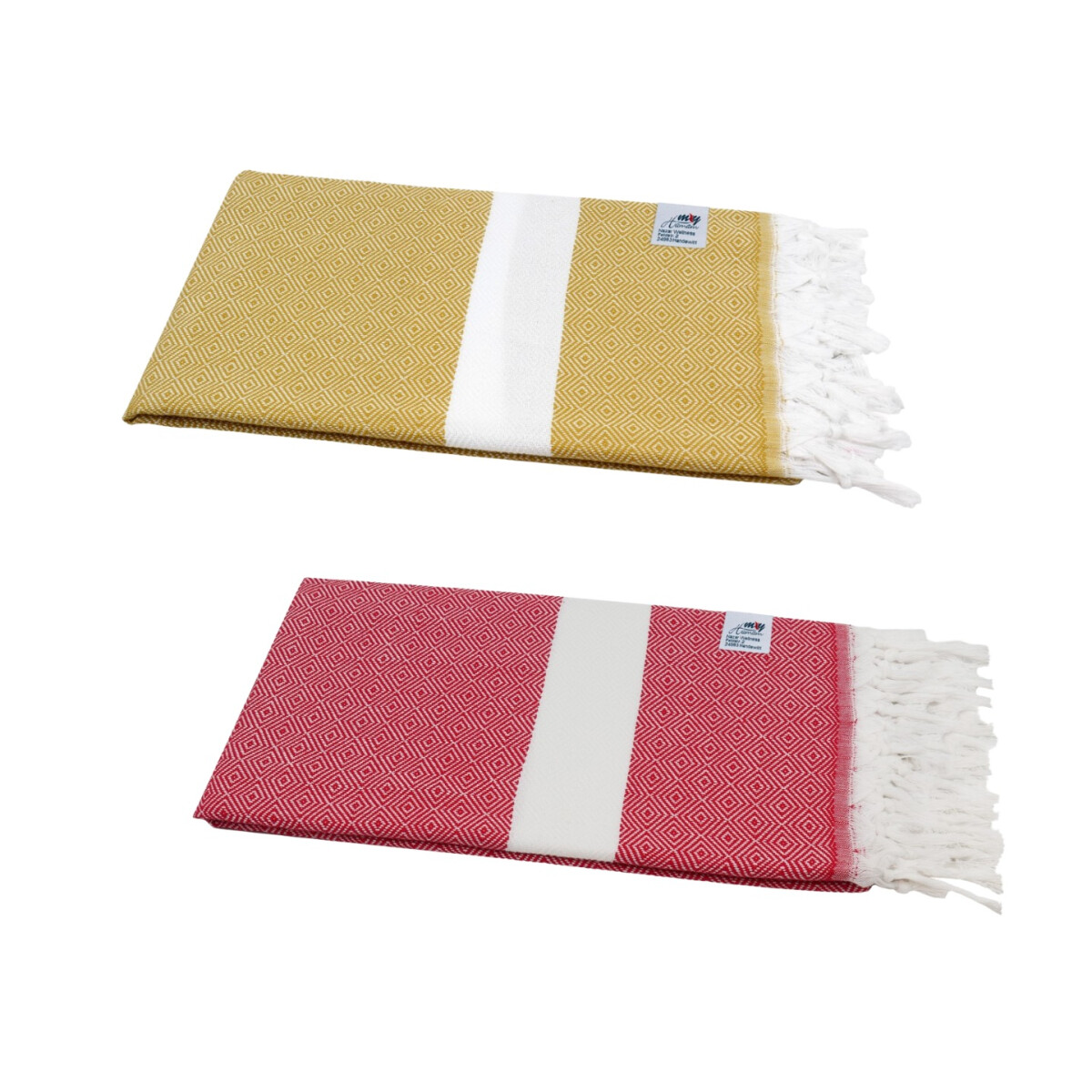 Saunatuch Hamamtuch Badetuch "Diamant" myHamam | viele Farben
